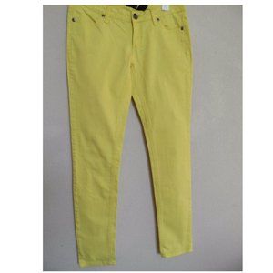 City Stars Girls' Yellow Studded Pocket Jeans - Size: Juniors 5
